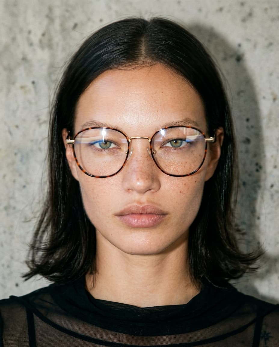 New Raval Eyewear optical frames worn by a model