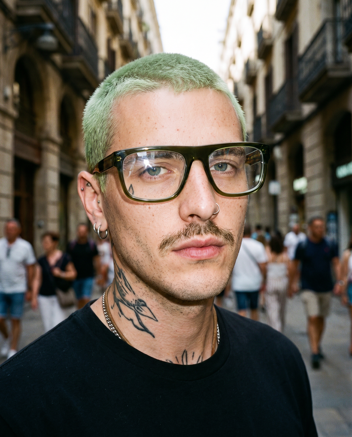 Raval Eyewear optical frames, close-up of acetate prescription glasses