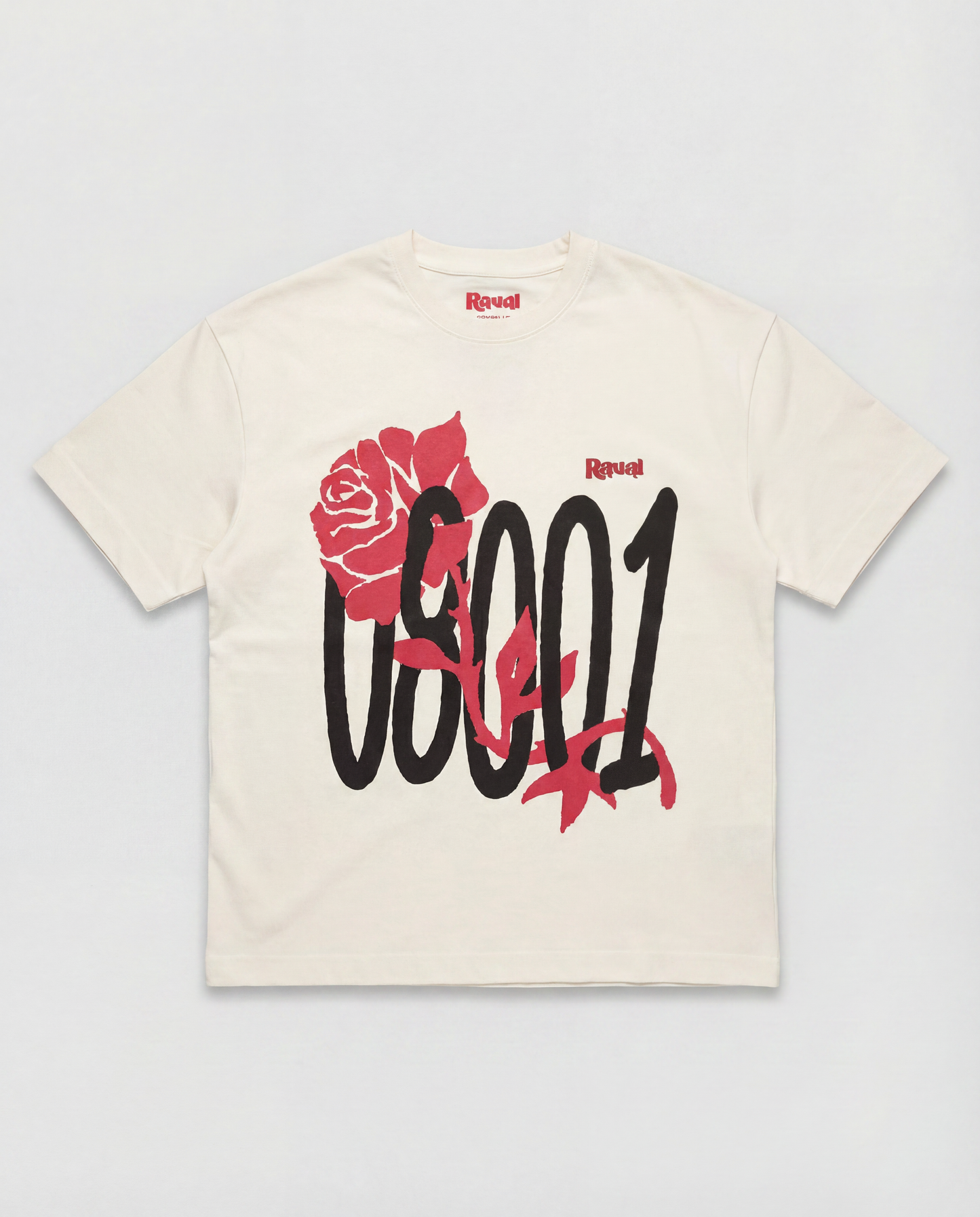 08001 ROSE TEE WHITE